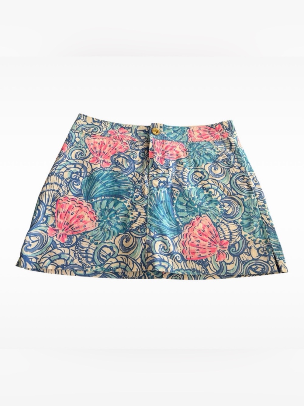 Lilly Pulitzer Blue Haven Raising Shell Skirt